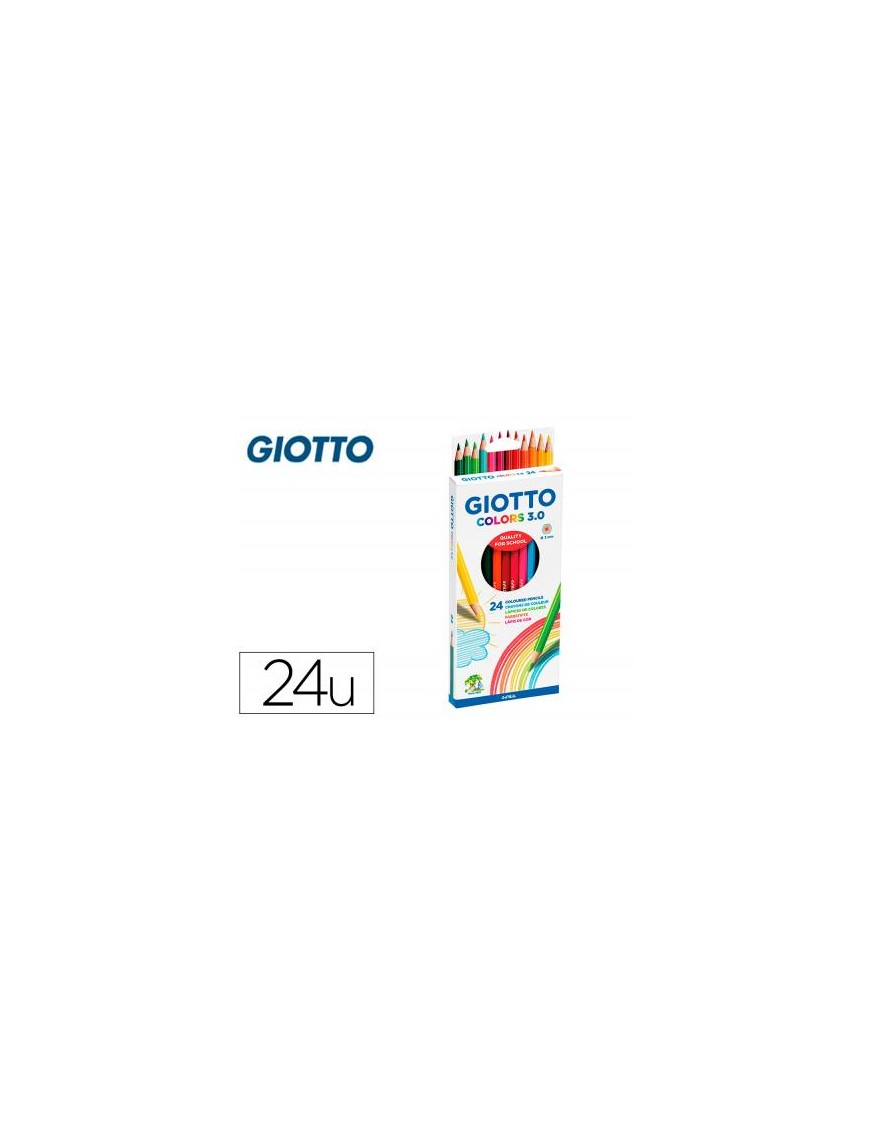 LAPICES COLOR GIOTTO COLORS 3.0 C/24