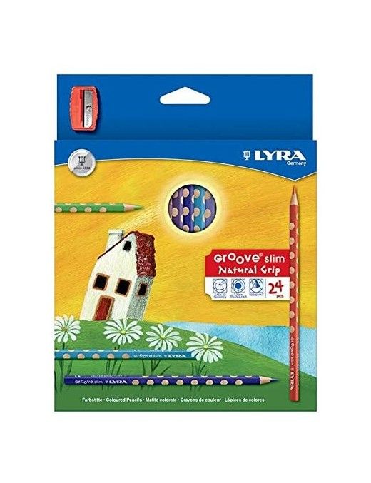 LAPICES COLOR MADERA LYRA DE 24 UDS