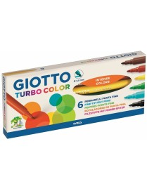 ROTULADOR TURBOCOLOR GIOTTO CAJA 6 UND.