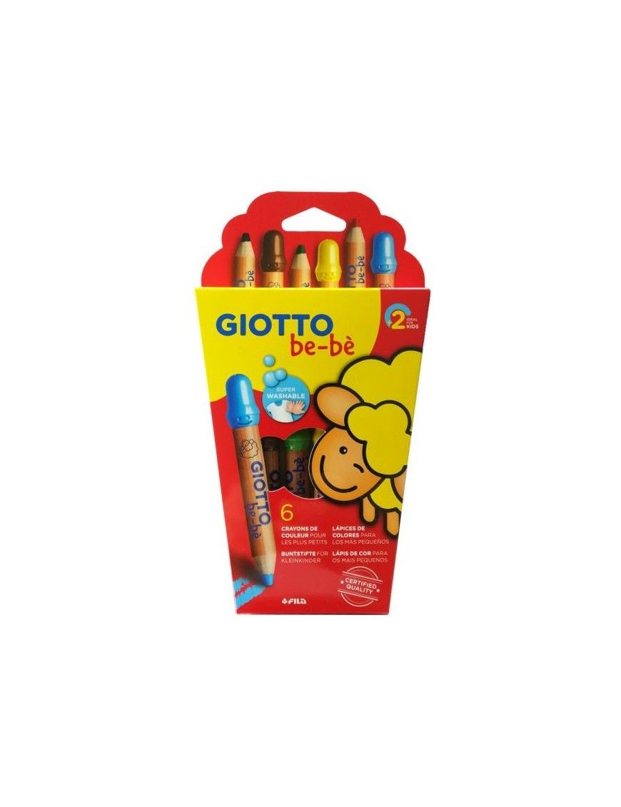 GIOTTO BE-BE SUPER LAPICES ESTUCHE 6