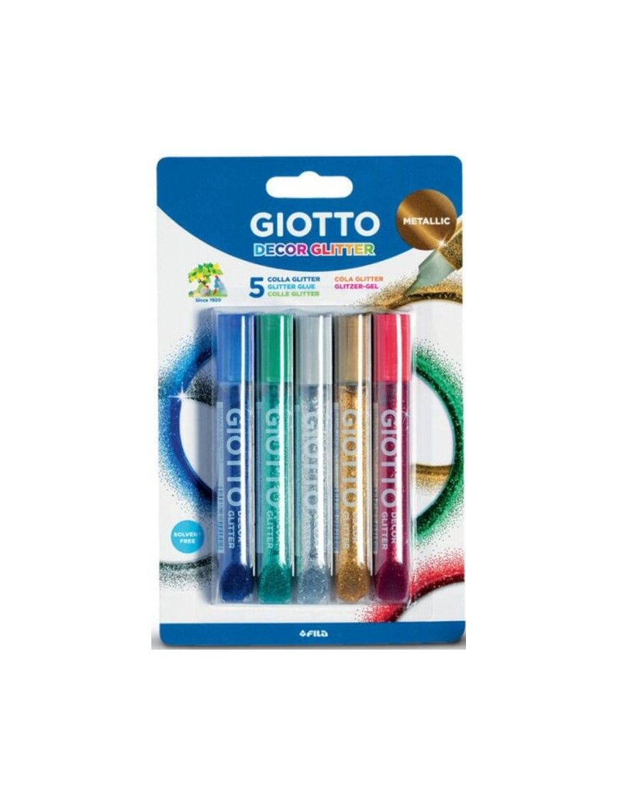 GIOTTO GLITTER GLUE METALIC