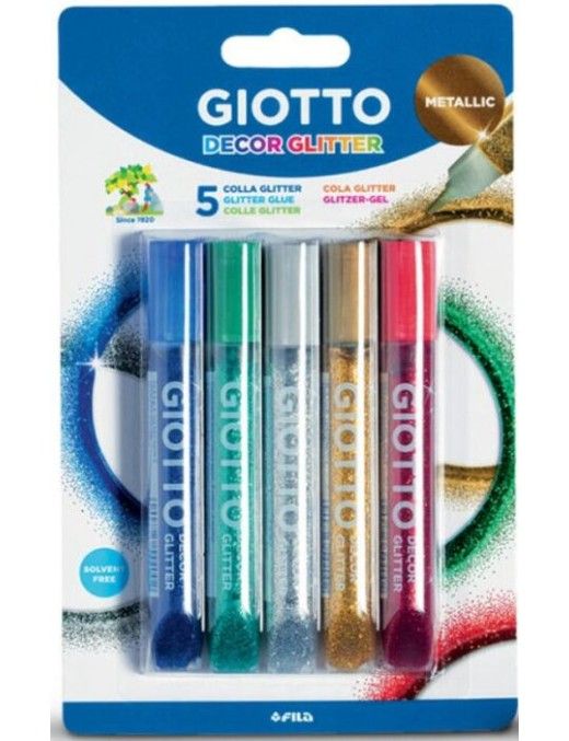 GIOTTO GLITTER GLUE METALIC