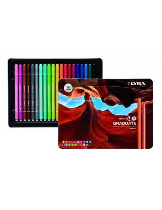 LYRA FINELINER METAL 20UDS