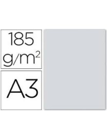 CARTULINA A3 METALIZADA PLATA PAQ 50