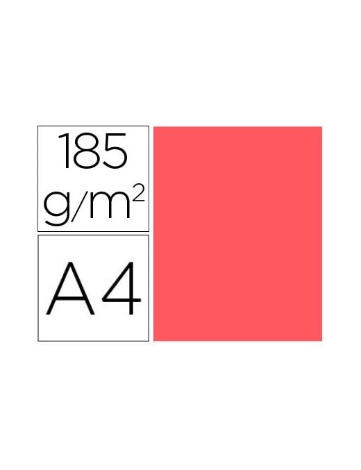 CARTULINA A4 CORAL IRIS 185 CANSON
