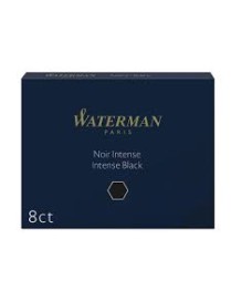 RECAMBIO PLUMA WATERMAN 8UDS LARGO NEGRO