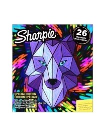 SHARPIE PCK WOLF 26 UDS SURTIDAS