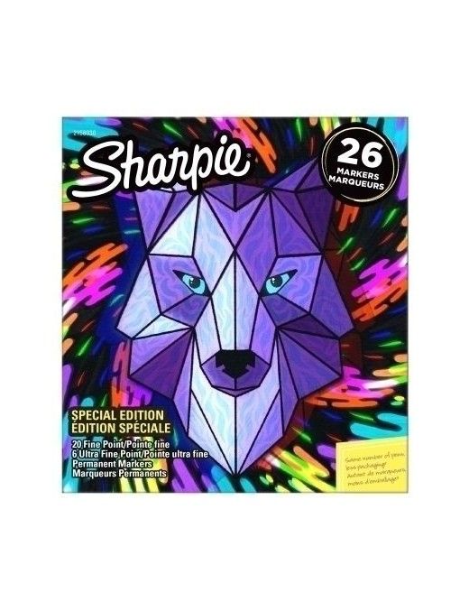 SHARPIE PCK WOLF 26 UDS SURTIDAS