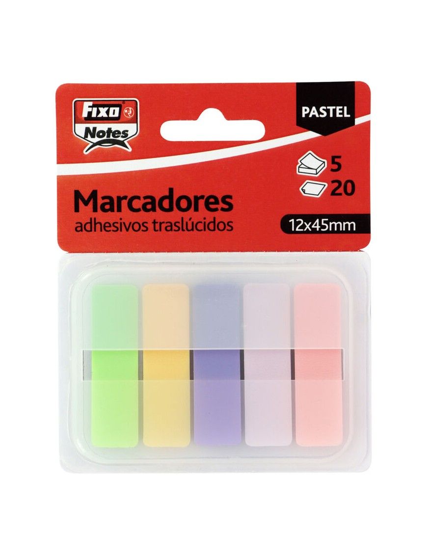 PACK POP UP 5 MARCADORES PASTEL 12X45MM