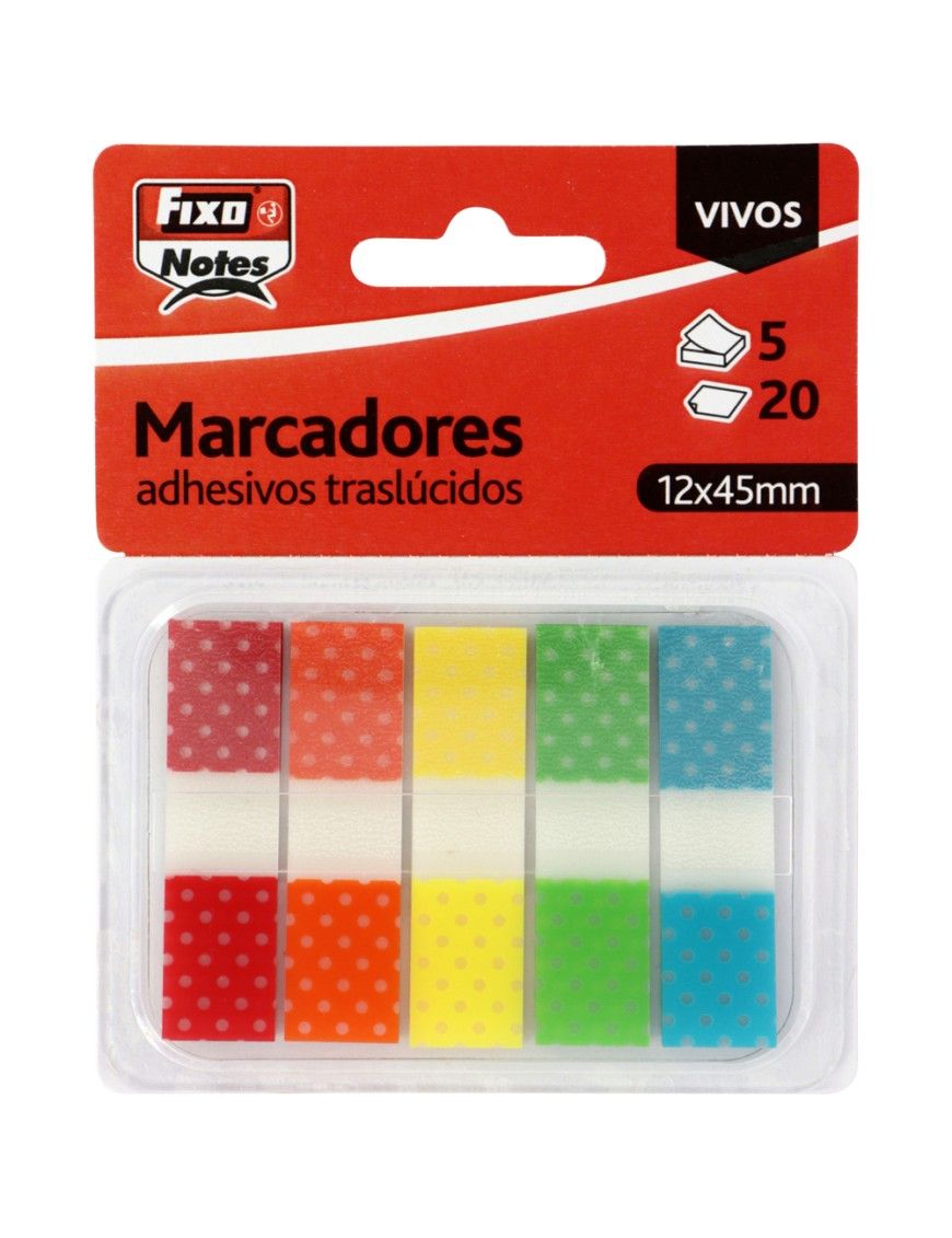 PACK POP UP 5 MARCADORES VIVOS 12X45MM
