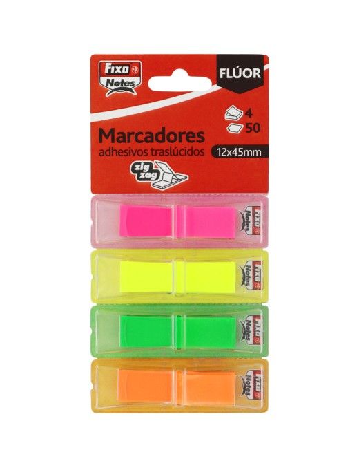 PACK POP UP 4 MARCADORES FLUOR 50 H 12X45MM