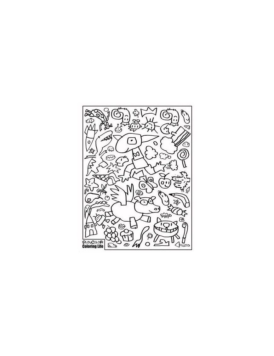PLAYCOLOR MANTEL MESA PINTA 137X106
