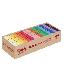 PLASTILINA JOVI 72 COLOR SURTIDO 350 GR.15UDS