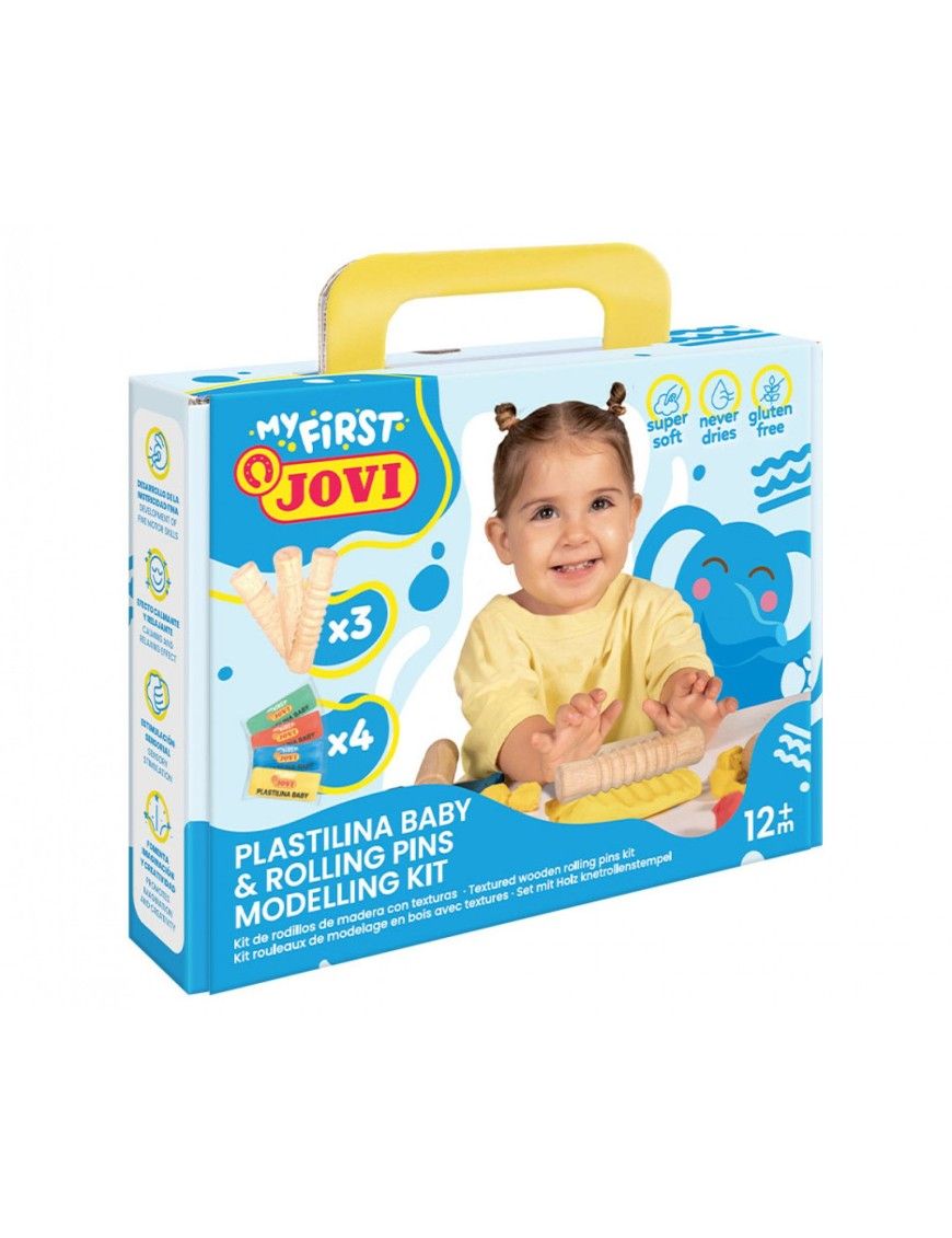 PLASTILINA Baby Mi primer kit de modelaje con rodi