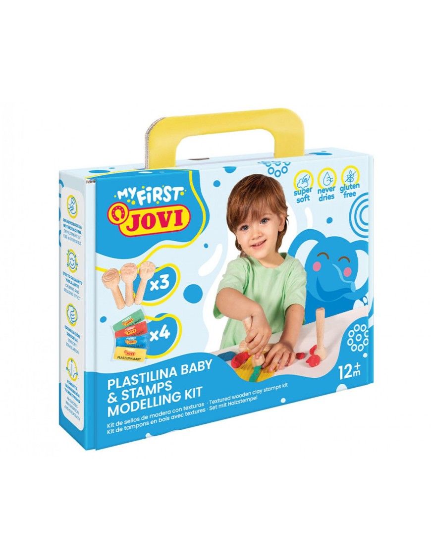 PLASTILINA Baby kit de modelaje con estampadores