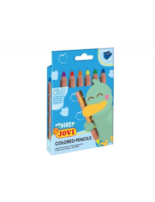 MY FIRST Colored Pencil Estuche 6 lápices de mader