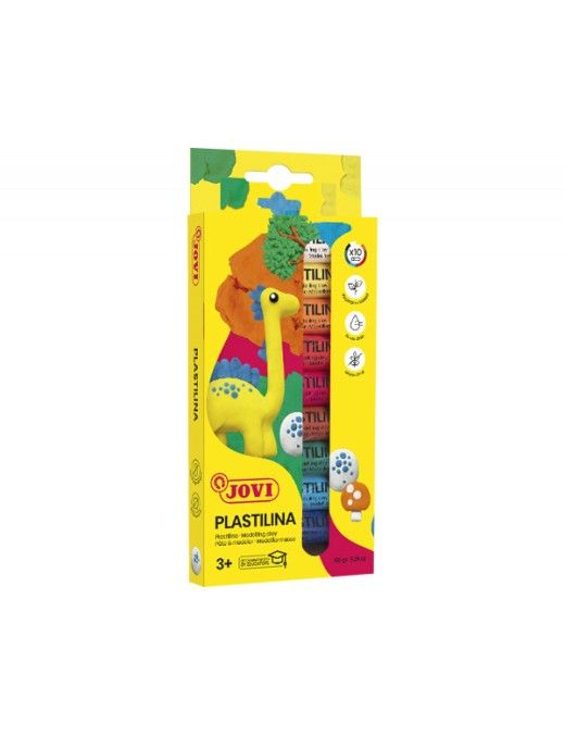 JOVI PLASTILINA 10 BARRAS COL SURTIDOS