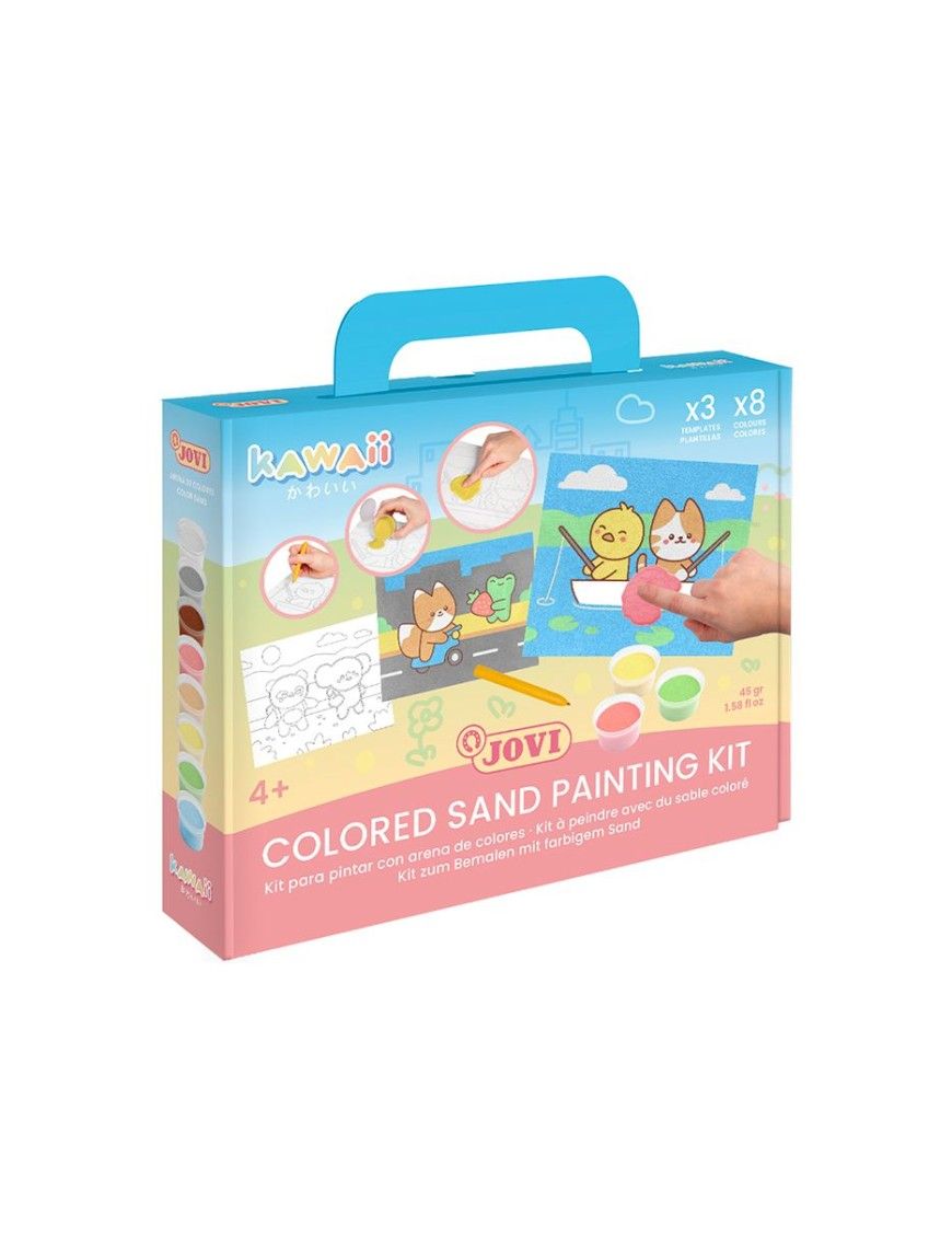 KAWA KIT PINTA CON ARENA 8 COLORES