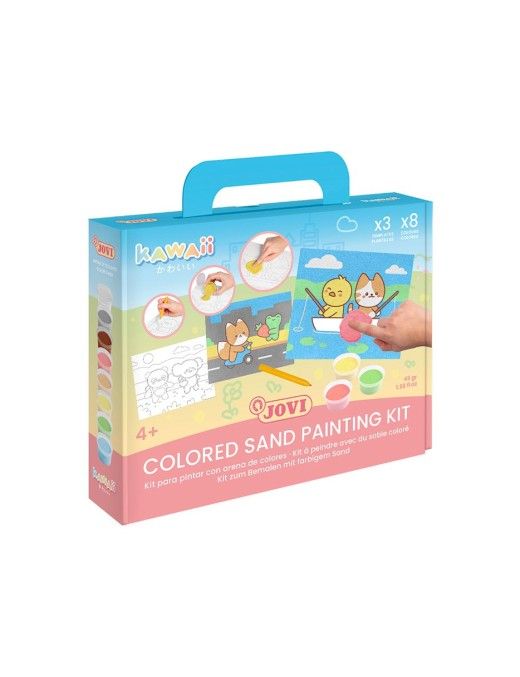 KAWA KIT PINTA CON ARENA 8 COLORES