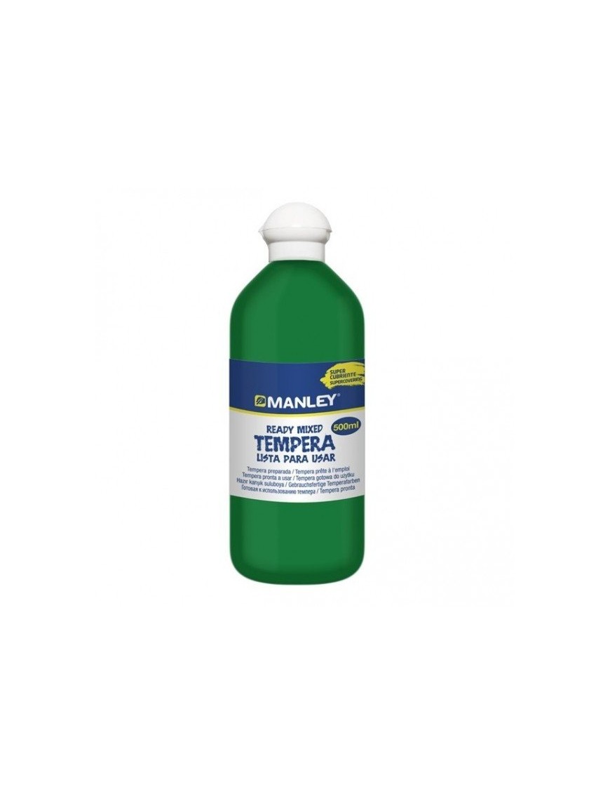 TEMPERA MANLEY VERDE OSCURO 500 ML