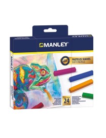 MANLEY SET CREATIVO 24 SOFT PASTELS
