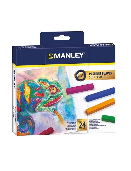 MANLEY SET CREATIVO 24 SOFT PASTELS