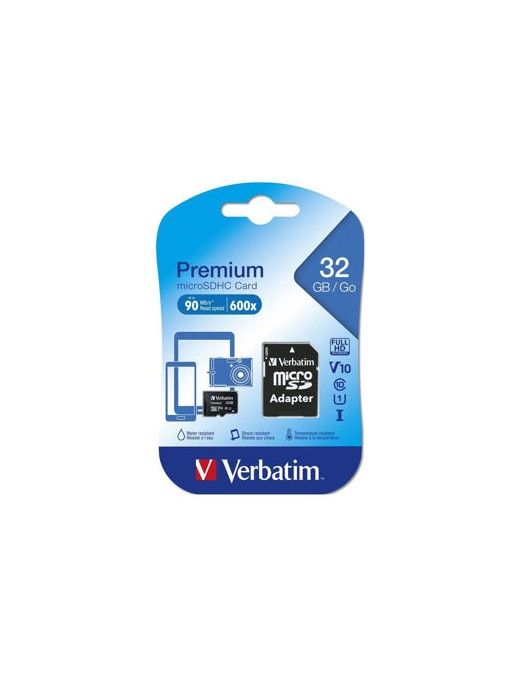 TARJETA MEMORIA VERBATIM 32 GB CLASE 10 SDHC