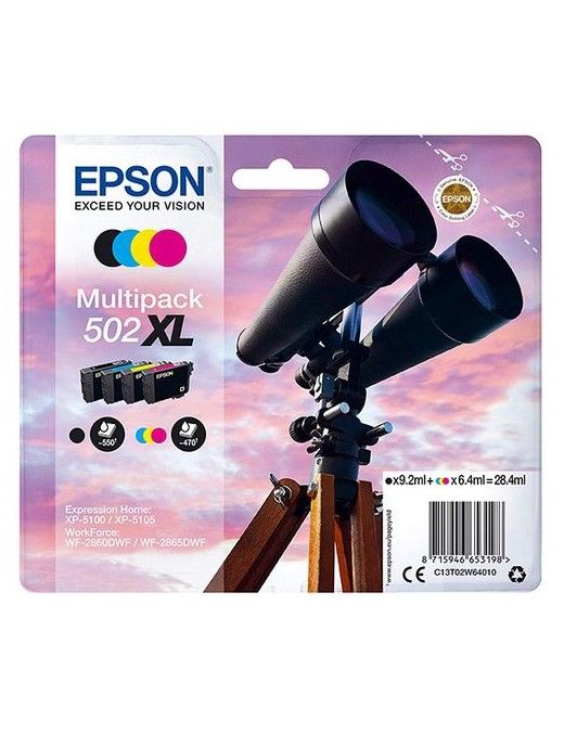 MULTIPACK EPSON 502XL C13T02W64010