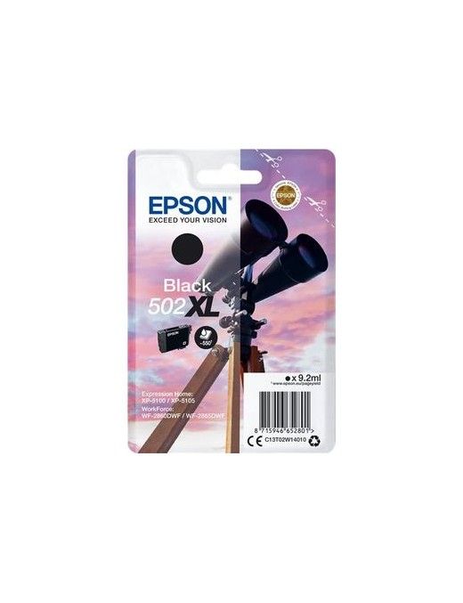 CARTUCHO EPSON 502 XL NEGRO T02W14010