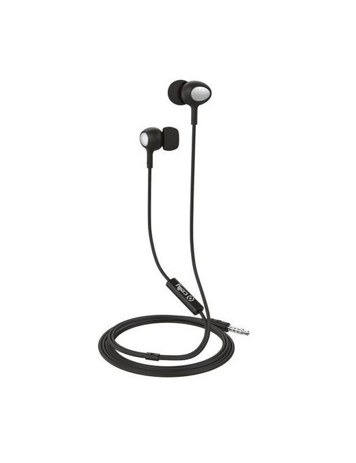 CELLY AURICULAR JACK 3.5 STEREO CON MICROFONO NEGR