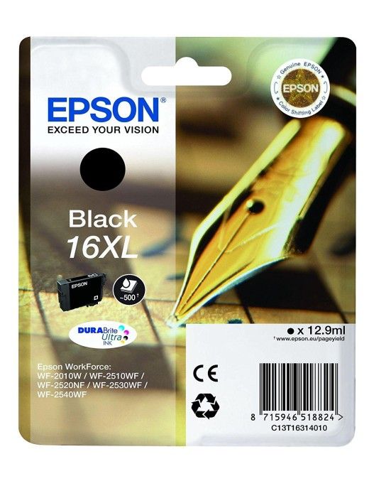 CARTUCHO EPSON 16XL NEGRO C13T16314012.