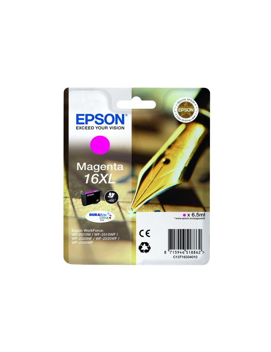 CARTUCHO EPSON 16XL MAGENTA C13T16334010.