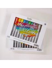 COLORING MARCADORES ACRILICOS PINCEL DE 24