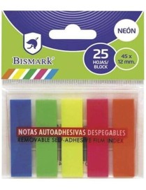 BANDERITAS 5 COLORES BISMARK