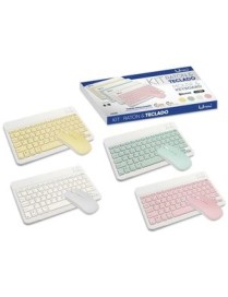 SET TECLADO + RATÓN BLUETOOTH PASTEL