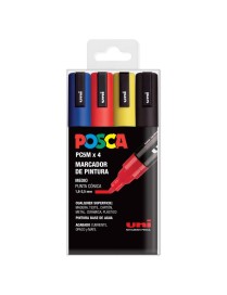 ESTUCHE POSCA SURTIDO PC5M/4C BASIC