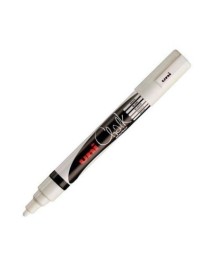 MARCADOR TIZA BLANCO UNI-BALL CHALK PWE-5M 1.8-2.5