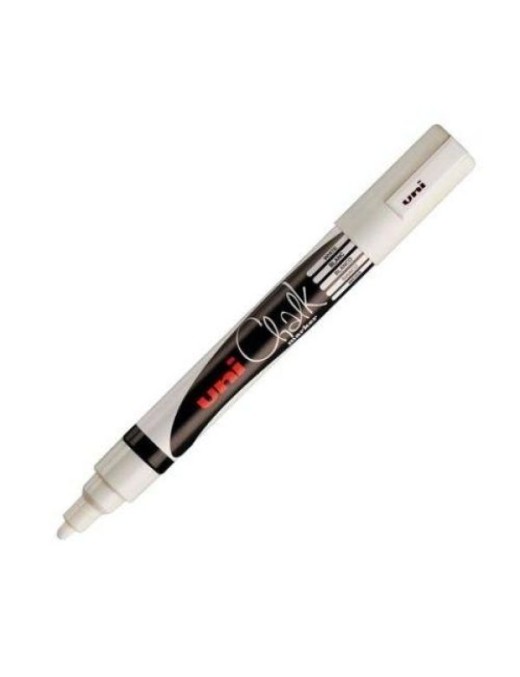 MARCADOR TIZA BLANCO UNI-BALL CHALK PWE-5M 1.8-2.5
