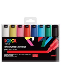 POSCA PC-8 8 SURTIDO BASIC