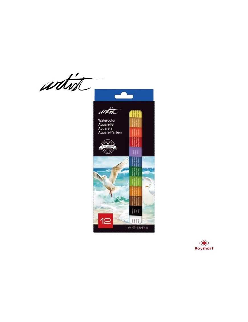 CAJA 12 TUBOS ARTIST ACUARELA