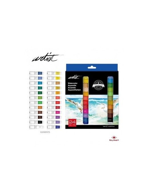 CAJA 24 TUBOS ARTIST ACUARELA