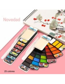 CAJA ABANICO 25 PROFESSIONAL WATER COLOR