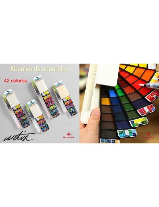 CAJA PROFESSIONAL WATER COLOR 42 COLORES