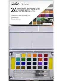 CAJA 24 ACUARELAS POCKETBOX ARTIST