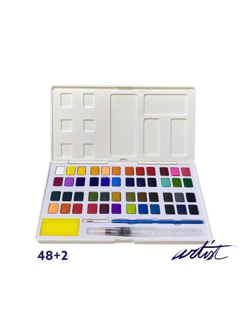 CAJA 48 ACUARELAS POCKETBOX ARTIST
