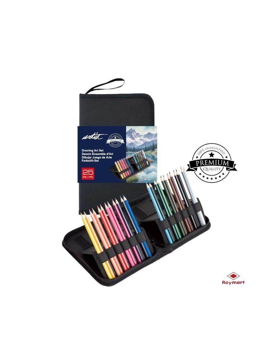 ESTUCHE 24 COL. LAPICES PREMIUM COLOR PENCIL STAND