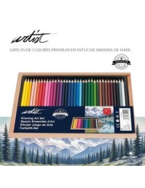 ESTUCHE ARTIST MADERA DE HAYA 36. PREMIUM