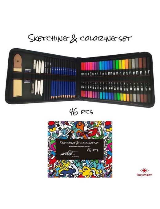 ESTUCHE SKETCH 46 PIEZAS