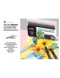 ESTUCHE 20+1 DELUXE BRUSH ACUARELABLE PINCEL