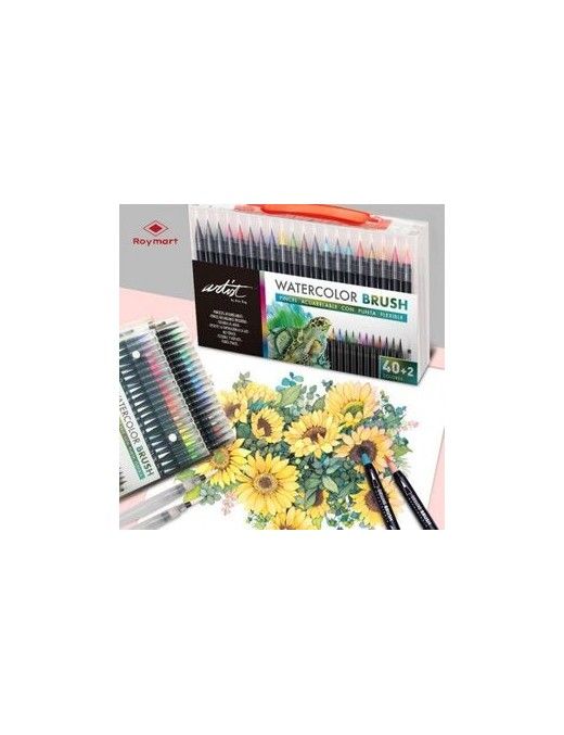 ESTUCHE 40+2 DELUXE BRUSH ACUARELABLE PINCEL